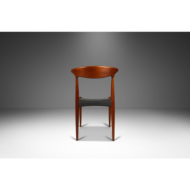 Set of 6 Model Mk 310 Dining Chairs by Arne Hovmand-Olsen With Original Leatherette Seats, Denmark, Circa 1960's For Sale - Image 9 of 13