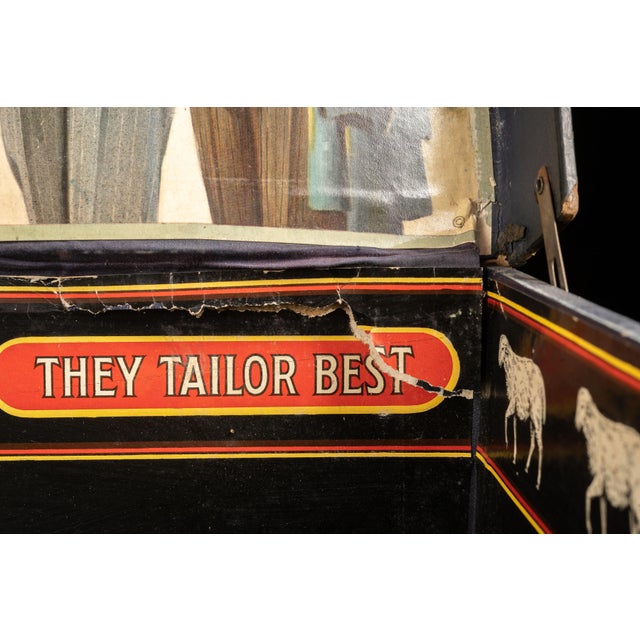 1910s Early 20th Century Detmer Woolens Garment Box For Sale - Image 5 of 10