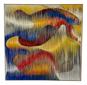 Kijek, Sculpture-Painting: The Dance of Colors, 2023, Textile