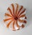 Mid-Century Italian Murano Orange and White Latticino Glass Miniature Vase For Sale In New York - Image 6 of 8