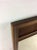 Mid Century Modern Wall Mirror With Beveled Frame & Walnut Inlay For Sale - Image 10 of 12