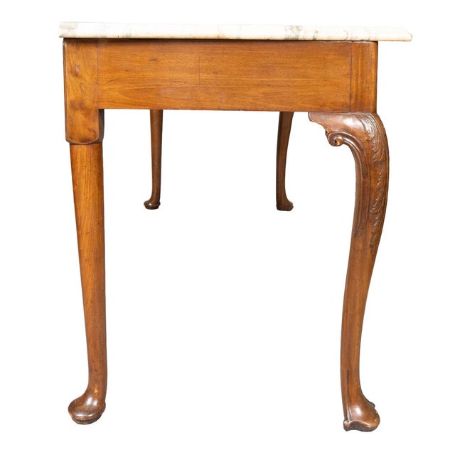 Brown Irish Georgian Mahogany Console Table For Sale - Image 8 of 12