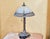 Vintage Desk Lamp With Frosted Glass Shade and 2 Pull Chain Switches For Sale - Image 4 of 12