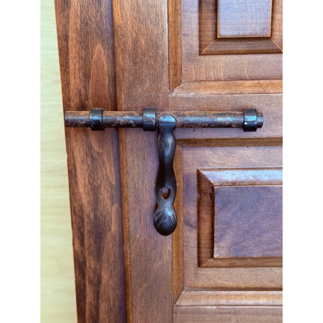 20th Spanish Nightstands with Drawer & Door, 1920, Set of 2 For Sale - Image 14 of 18