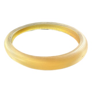 Vintage 1960s Transulcent Bakelite Style Bangle Bracelet For Sale