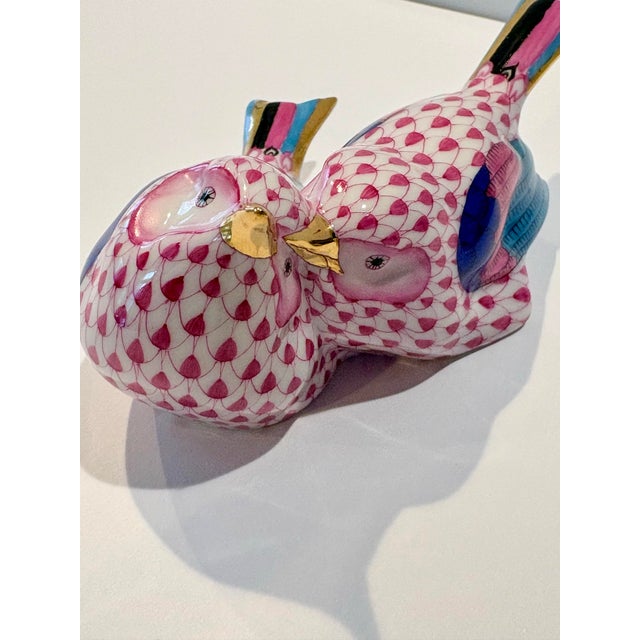 Traditional Late 20th Century Herend Love Birds Figurine For Sale - Image 3 of 10