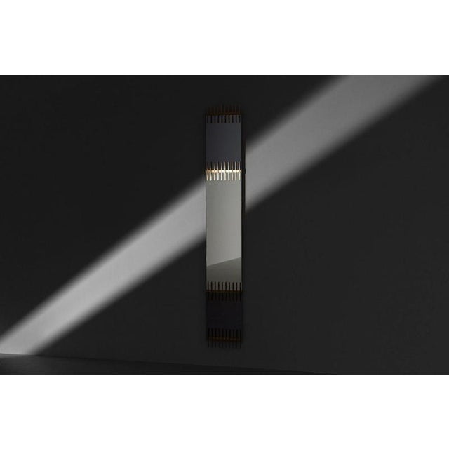 Italian Wall Mirror attributed to Ettore Sottsass for Santambrogio & de Berti, 1957 For Sale - Image 13 of 18