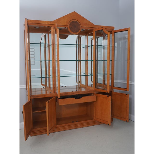 Traditional Hickory White Genesis Collection Biedermier China Cabinet For Sale - Image 3 of 18