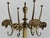 1960s Vintage Brass Coat Rack with Rotating Crown and Fluted Column, 1960s For Sale - Image 5 of 18