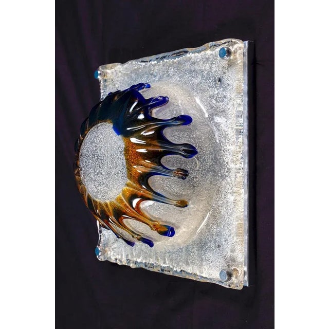 Patchwork Sconces attributed to Toni Zuccheri for Venini, 1970s For Sale - Image 3 of 9