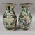 Chinoiserie Pair Chinese Nanking Crackle Glaze Famille Verte Warrior Vases With Dragons, Late Qing C. 1880 For Sale - Image 3 of 10