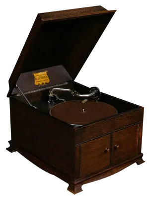 Vintage Gramophone Electrola LP Radio Plate