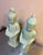 Asian Maitland-Smith Celadon Ceramic Asian Figurines / Statues Set of Two For Sale - Image 3 of 7