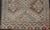 Measures: 3'6 x 4'3 Vintage Turkish Kilim Rug with Diamond Medallions in Taupe, Ivory, and Cocoa. Keivan Woven Arts /...