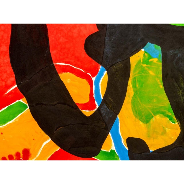 Jack Roth "Rope Dancer #5" Acrylic on Canvas, 1980 For Sale - Image 4 of 10