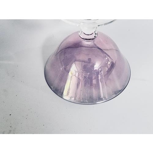 Vintage Chromatic Colored Champagne Glasses, Set of 6 For Sale - Image 6 of 16