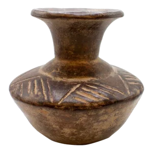 Pre-Columbian Mexico Mayan Vessel Terracotta Pottery