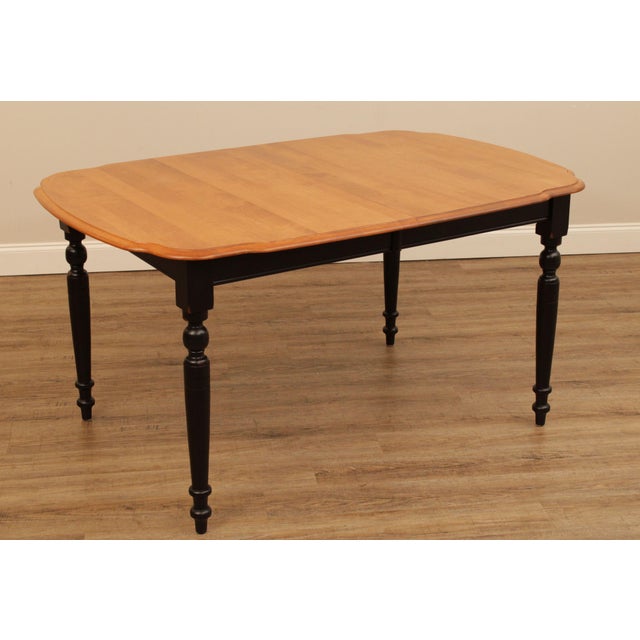 Farmhouse Style Quality Solid Maple Expandable Dining ...