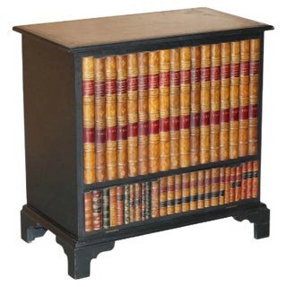 Faux Book Front Television Stand or Media Unit For Sale