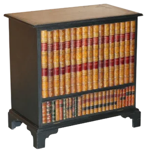 Faux Book Front Television Stand or Media Unit