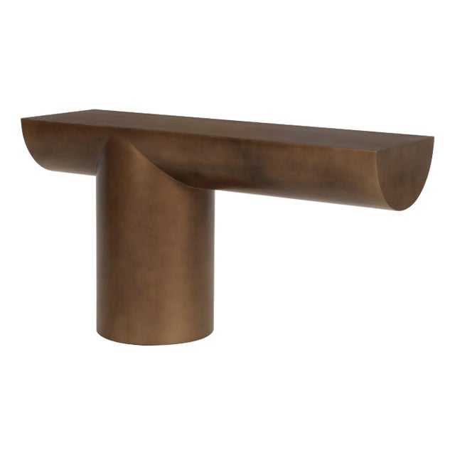 J. Wade Beam for Brueton "Tee" Console Table 1970's For Sale