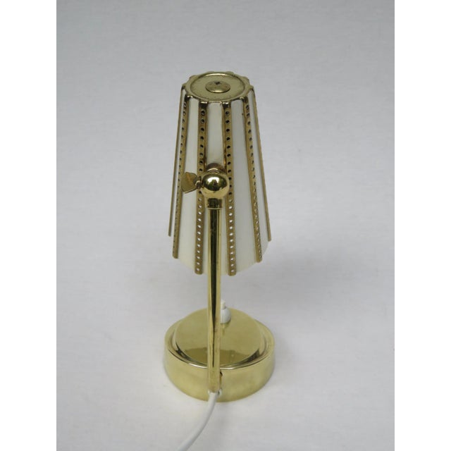 Italian Brass Bedside Lamps, 1950s, Set of 2 For Sale - Image 12 of 16