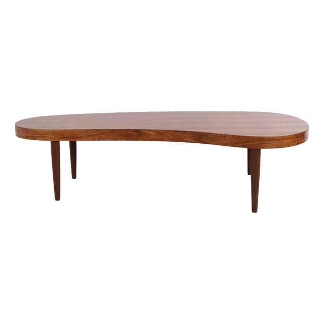 Model PD 81 Coffee Table in Rosewood by Axel Stensen for Povl Dinesen, Denmark, 1960s For Sale
