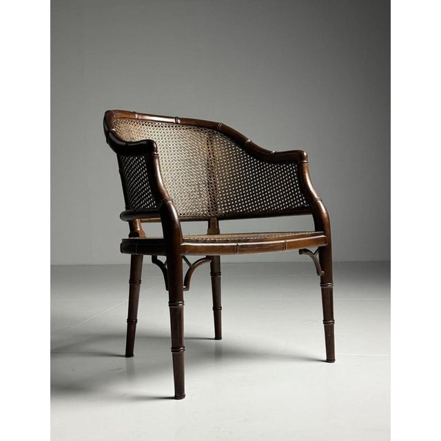 Vintage Faux Bamboo Chairs, Set of 4 For Sale - Image 14 of 18