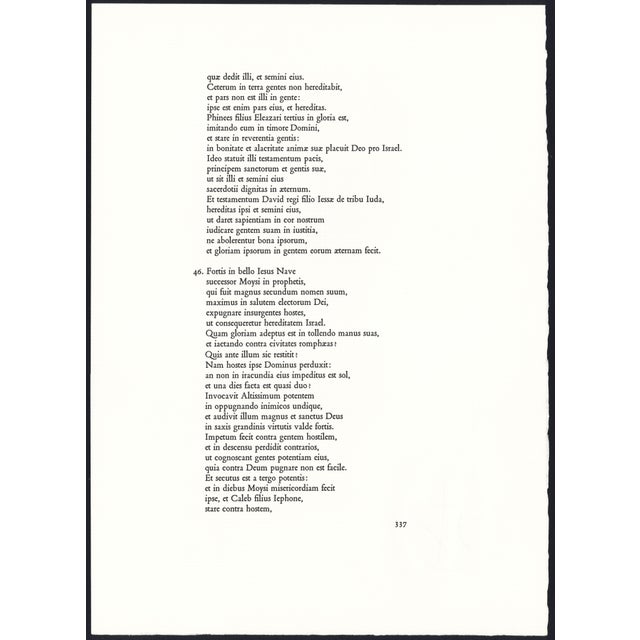 Brown 1968 Salvador Dalí Biblia Sacra Lithograph "Da Mihi Bibere" (Give Me a Drink) For Sale - Image 8 of 12