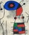 Mid-Century Modern Joan Miró Original Double Lithograph, Mourlot Paris, 1967, Museum Framed For Sale - Image 3 of 4