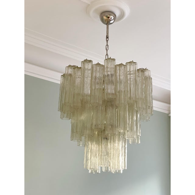 Honey Murano Glass Tronch Chandelier For Sale - Image 10 of 10