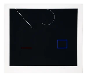Geometric Serigraph II by Robert Einbeck