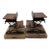 1972 C. Jere School Desk Bookends Pair Copper Onyx Bases Signed Artisan Hous For Sale
