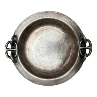 Hermes Paris Silver Plated Chain Dish For Sale