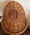 Vintage Handwoven Wicker Gathering Basket With Wrapped Handle For Sale In New York - Image 6 of 10