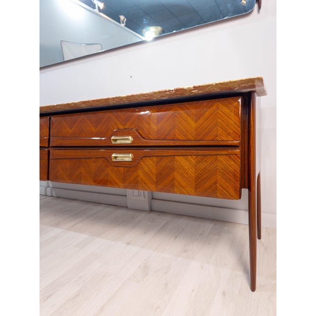 Mid-Century Sideboard with Mirror from La Permanente Mobili Cantù, 1950s, Set of 2 For Sale - Image 16 of 18
