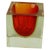 Italian Red Murano Sommerso Block Vase attributed to Flavio Poli for Seguso, 1960s For Sale - Image 6 of 6