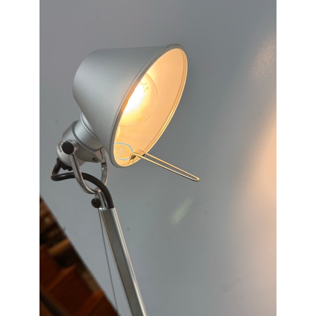Silver Michele De Lucchi for Artemide Tolomeo Desk Lamp For Sale - Image 8 of 12