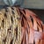Cinnamon Vintage 20th Century Earthenware Jar Vase With Bamboo and Wickerwork For Sale - Image 8 of 18