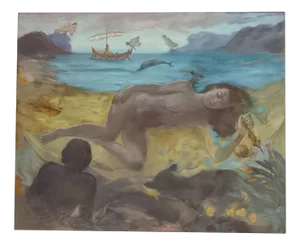 Mythological Symbolic Female Figure, 2015, Oil on Canvas