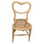 Gold Victorian Painted Balloon Back Bedroom Chair For Sale - Image 8 of 8