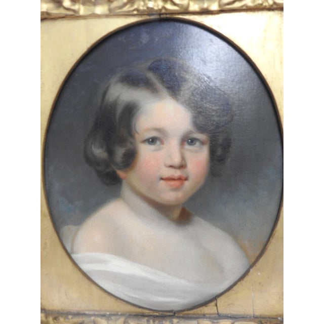 Victorian Mid 19th Century Oil on Canvas, Portrait of Sewanee Student For Sale - Image 3 of 8