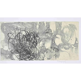 Romano Campagnoli, Sea, Etching, 1970s For Sale