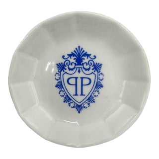 Vintage 5-Star the Plaza Hotel New York Nyc Porcelain Ashtray Trinket Dish For Sale