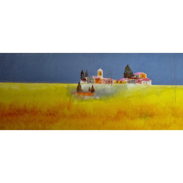 This artwork titled "Cahro Di Gnano" c. 1990 is an oil painting on canvas by noted Italian artist Lido Bettarini,...