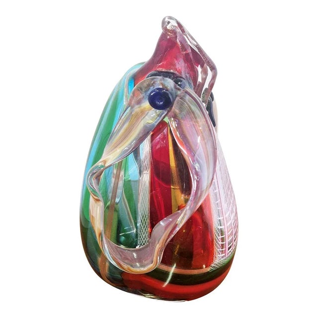 Red Murano Glass Handbag Sculpture, 1980s For Sale - Image 8 of 11