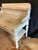White Large Vintage 19th Century French Marble Top Painted Wash Stand - Perfect for a Sink Vanity For Sale - Image 8 of 12