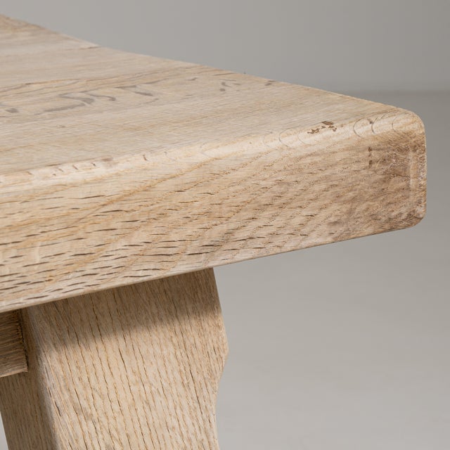 Wood 1970s Oak Coffee Table For Sale - Image 7 of 9