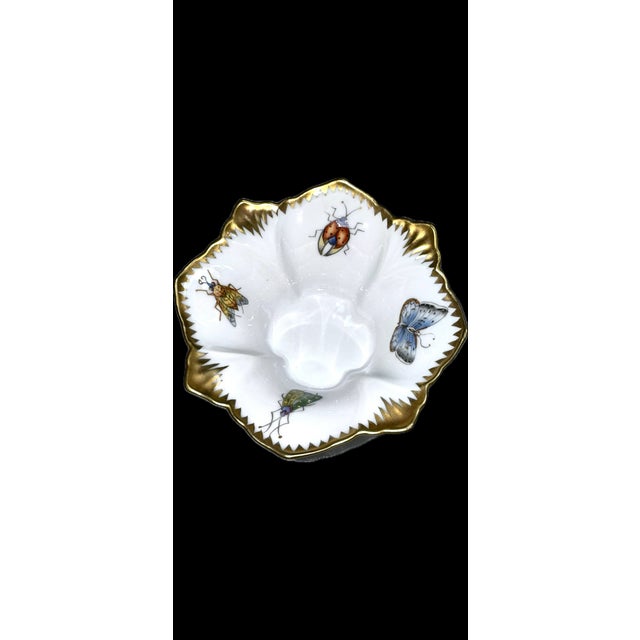 Anna Weatherely Butterfly Spring in Budapest Handpainted Porcelian Series Cream & Sugar With Serving Trey For Sale - Image 4 of 10