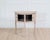 Dutch 20th Century Bleached Oak Demi-Lune Console Table with Tambour Door For Sale - Image 4 of 9